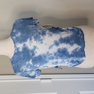 New! Blue & White Tie dye Tucker + Tate Tee
